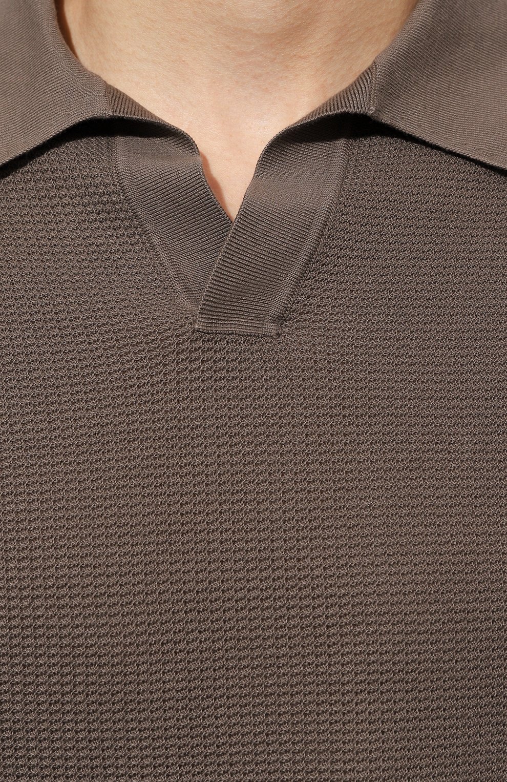 Хлопковое поло ZEGNA, арт. UDC95A7/C32, фото 5