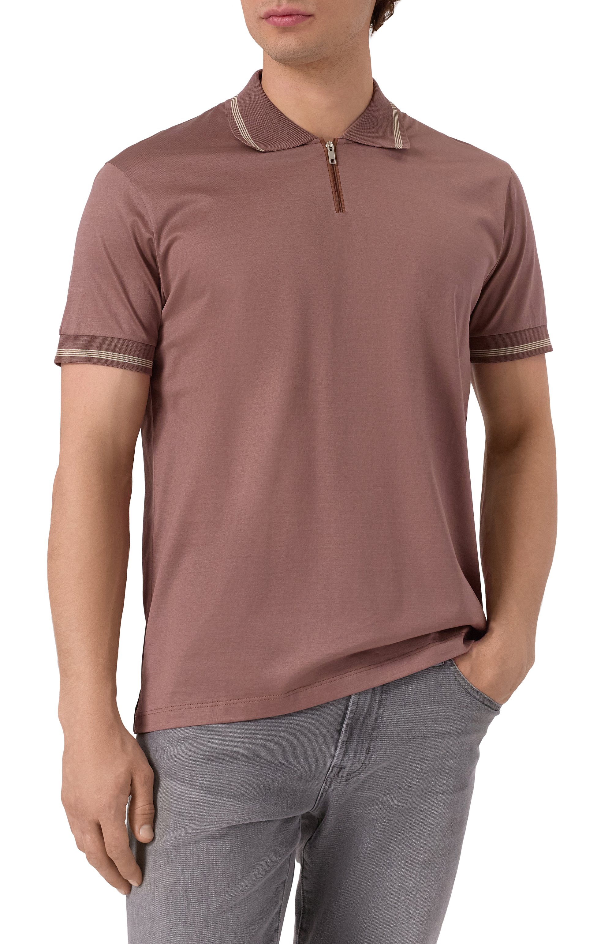 Хлопковое поло DANIELE FIESOLI, арт. SE1203, фото 3