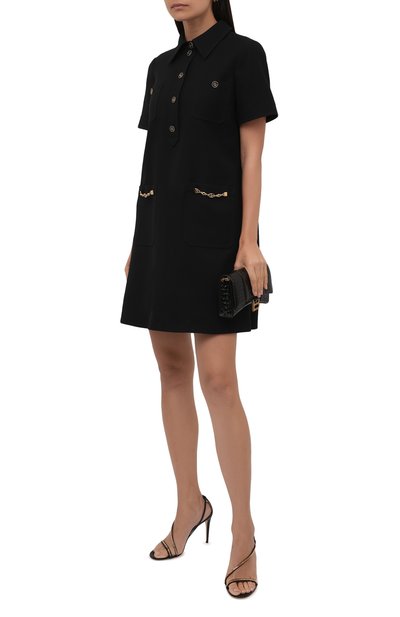 Платье из шелка и шерсти GUCCI, арт. 661672/ZAD88, фото 2