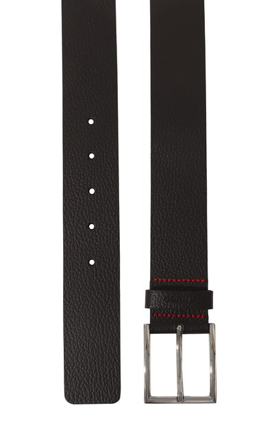 Кожаный ремень HUGO темно-коричневого цвета по цене 8295 руб., арт. 50471562, фото 3 Кожаный ремень HUGO, арт. 50471562, фото 3