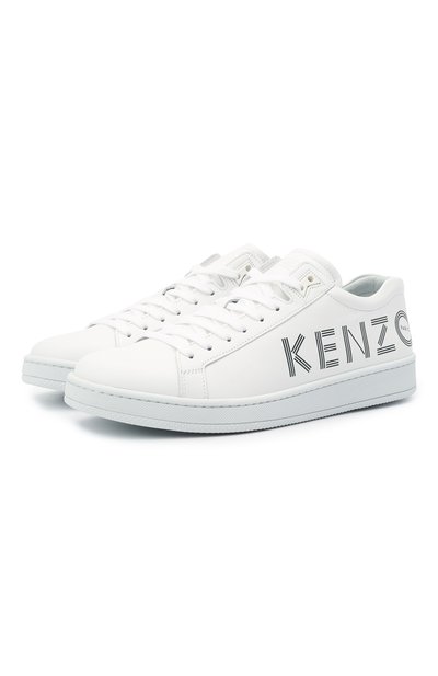 Мужские кожаные кеды KENZO, арт. FB55SN129L71