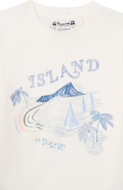 Хлопковая футболка BONPOINT, арт. S06BTSK00020_001, фото 3