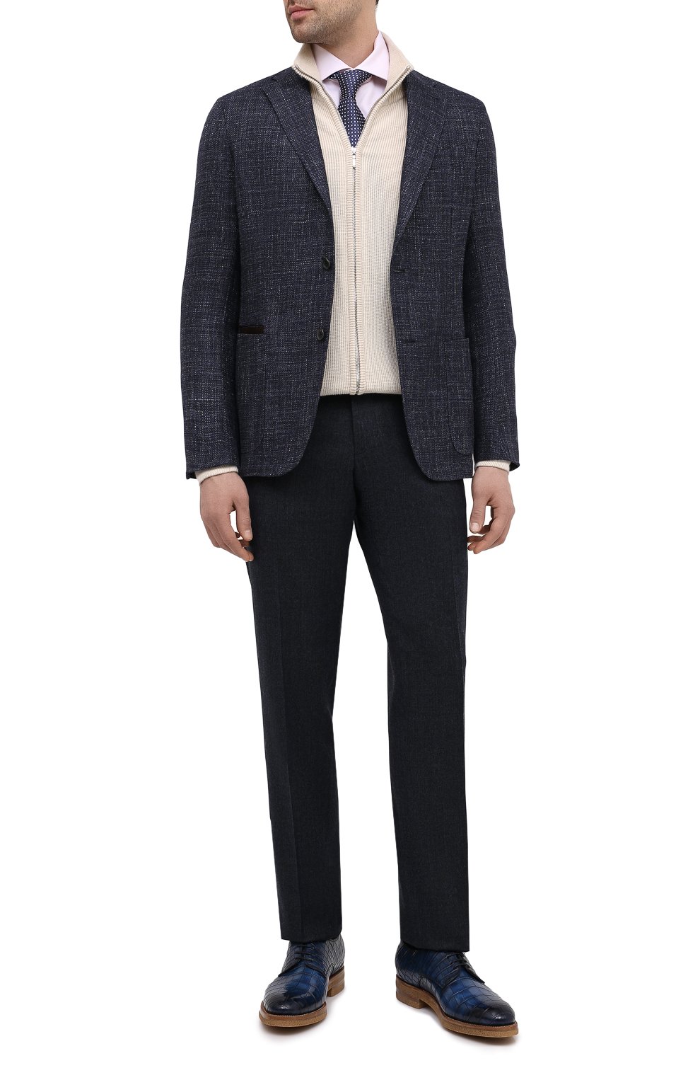 Пиджак из шерсти и шелка ZEGNA, арт. UWC30/SQR, фото 2