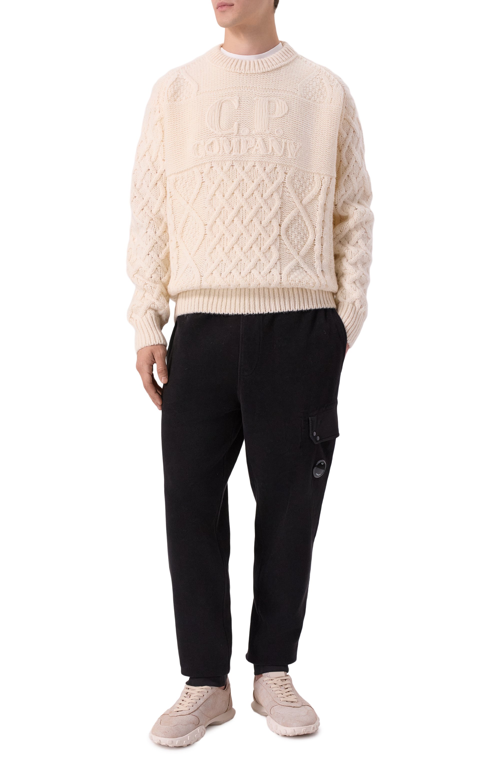 Шерстяной свитер C.P. COMPANY, арт. 19CMKN289A110508A, фото 2