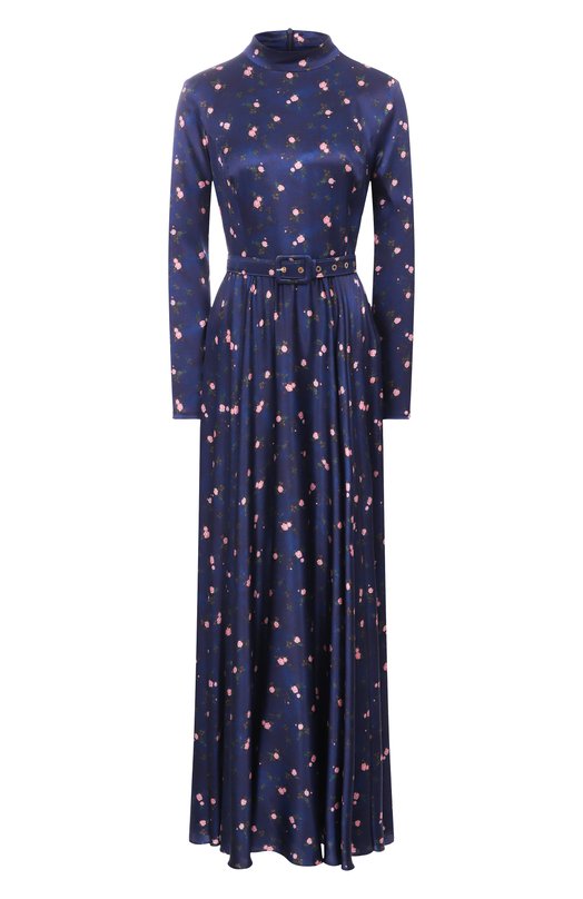 Шелковое платье OLOLOL OLDE127/1007.ROSE403 Синий OLDE127/1007.ROSE403