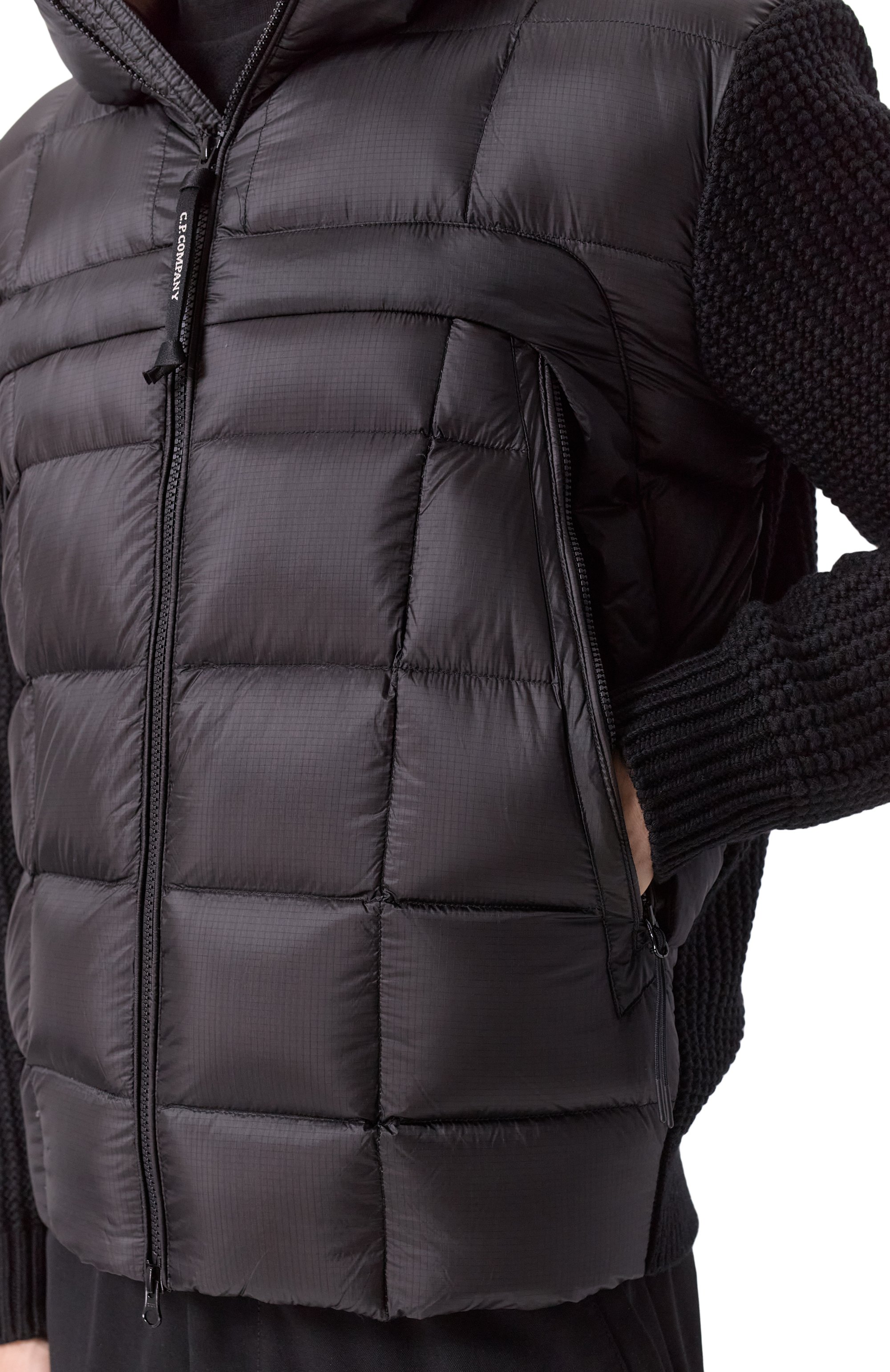 Комбинированный кардиган C.P. COMPANY, арт. 19CMKN185A006390M, фото 5