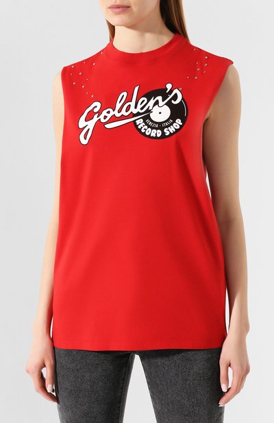 Хлопковая майка GOLDEN GOOSE DELUXE BRAND, арт. G36WP023.Y7, фото 3