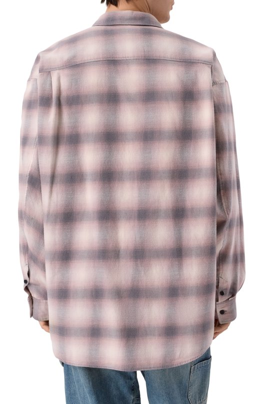 Хлопковая рубашка Attachment x Vein Attachment VS52-331 Разноцветный  VS52-331 Фото 4