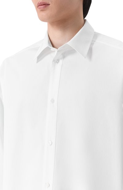 Хлопковая рубашка BALMAIN, арт. GH1HS500/CG39, фото 5