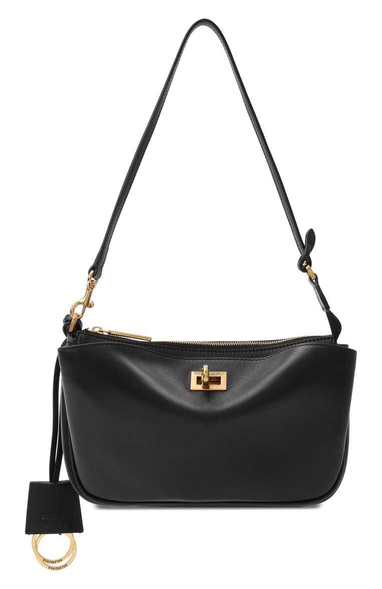 Женская сумка rodeo BALENCIAGA черного цвета, арт. 814111/2ABKX | Фото 8 (Размер: small; Материал: Натуральная кожа)