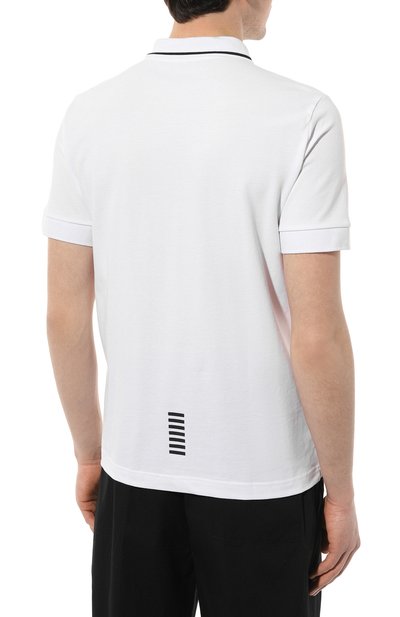 Хлопковое поло EA7, арт. 8NPF06/PJ04Z, фото 4