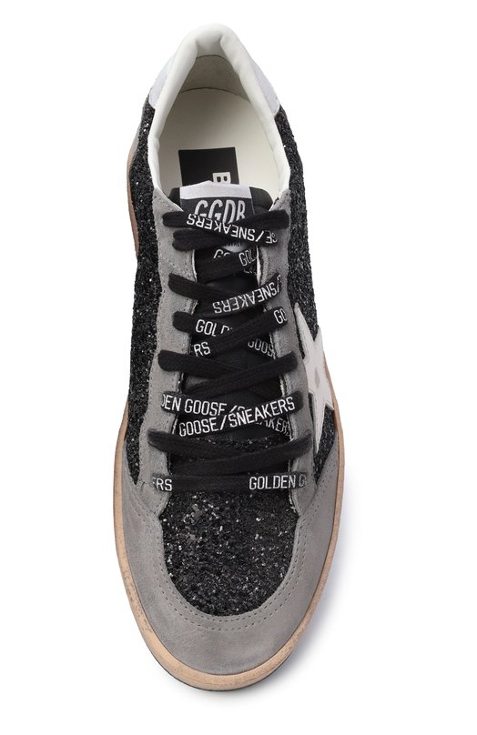 Комбинированные кеды Ball Star Golden Goose Deluxe Brand GWF00117.F006675 Серый  GWF00117.F006675 Фото 6