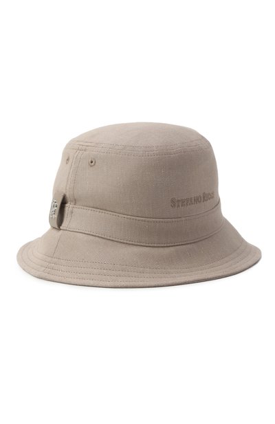 Мужская панама из хлопка и льна STEFANO RICCI, арт. MCV5100030/AL0001