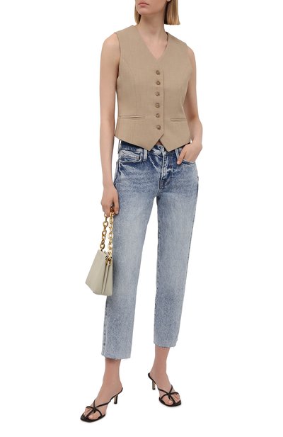 Джинсы FRAME DENIM голубого цвета по цене 37200 руб., арт. LNSRA118, фото 2 Джинсы FRAME DENIM, арт. LNSRA118, фото 2