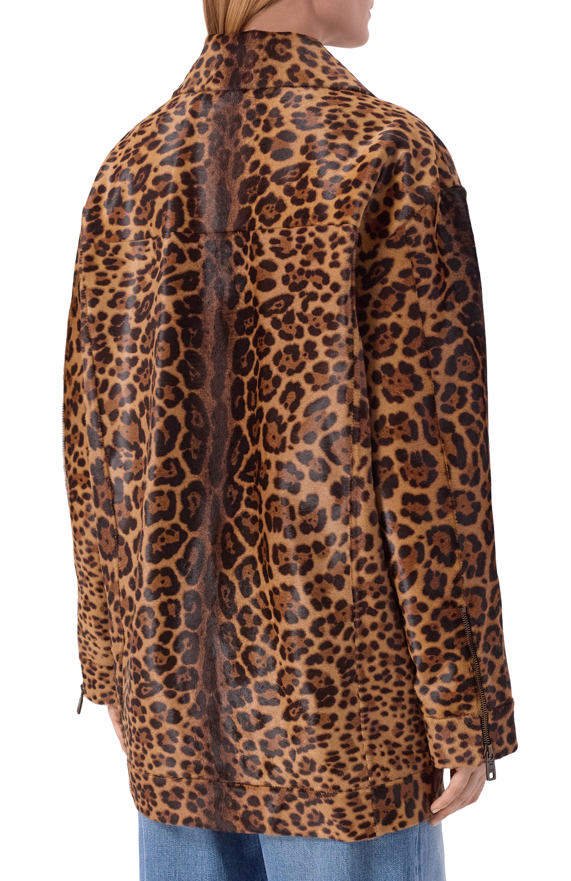 Шуба из теленка DOLCE & GABBANA леопардового цвета по цене 1995000 руб., арт. F9T44L/HULXR, фото 4 Шуба из теленка DOLCE & GABBANA, арт. F9T44L/HULXR, фото 4