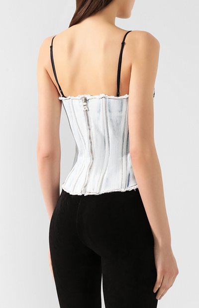 Джинсовый корсет BALMAIN, арт. RF00894/D036, фото 4