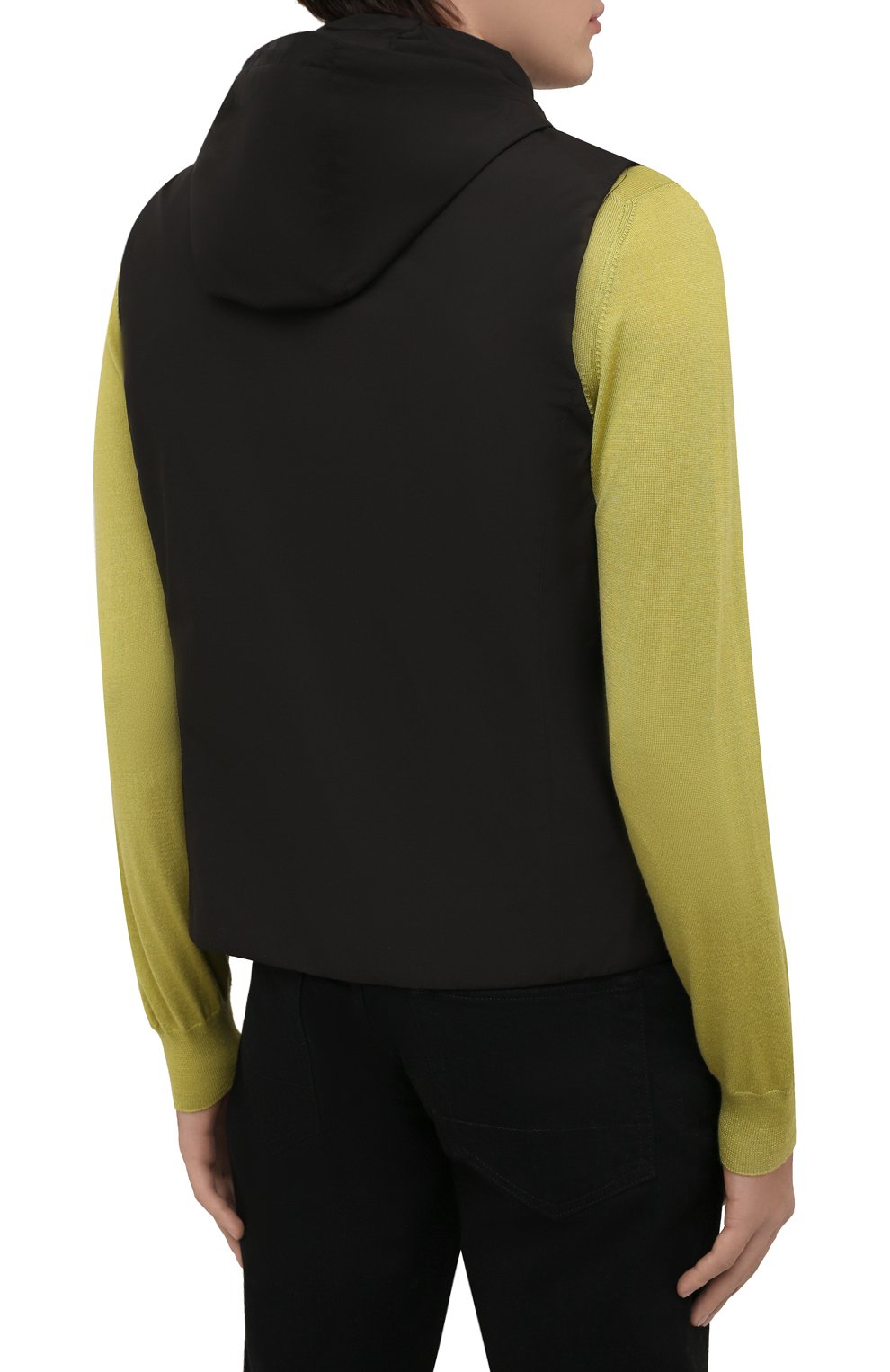 Жилет luis-stp MOORER черного цвета по цене 81850 руб., арт. LUIS-STP/M0UGL100036-TEPA023, фото 4 Жилет luis-stp MOORER, арт. LUIS-STP/M0UGL100036-TEPA023, фото 4