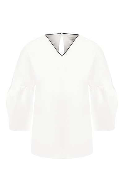 Женский хлопковый топ VICTORIA, VICTORIA BECKHAM, арт. TPVV 153B PSS19 C0TT0N SHIRTING
