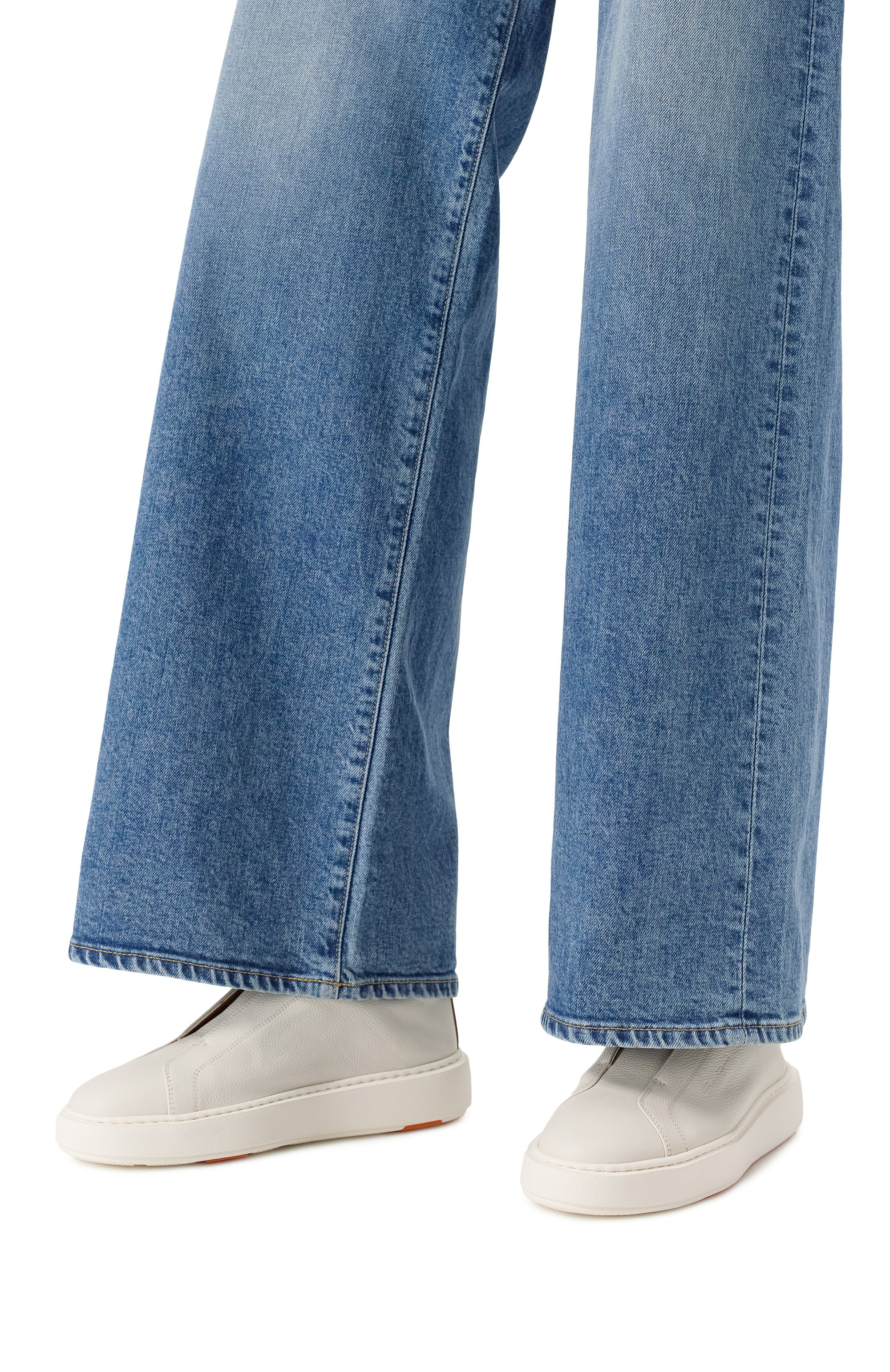 Кожаные кеды SANTONI, арт. WBCG61323BARTLLK, фото 3