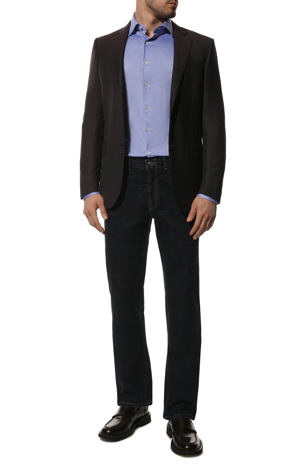 Хлопковая сорочка ALESSANDRO GHERARDI, арт. JERSEY/6885, фото 2