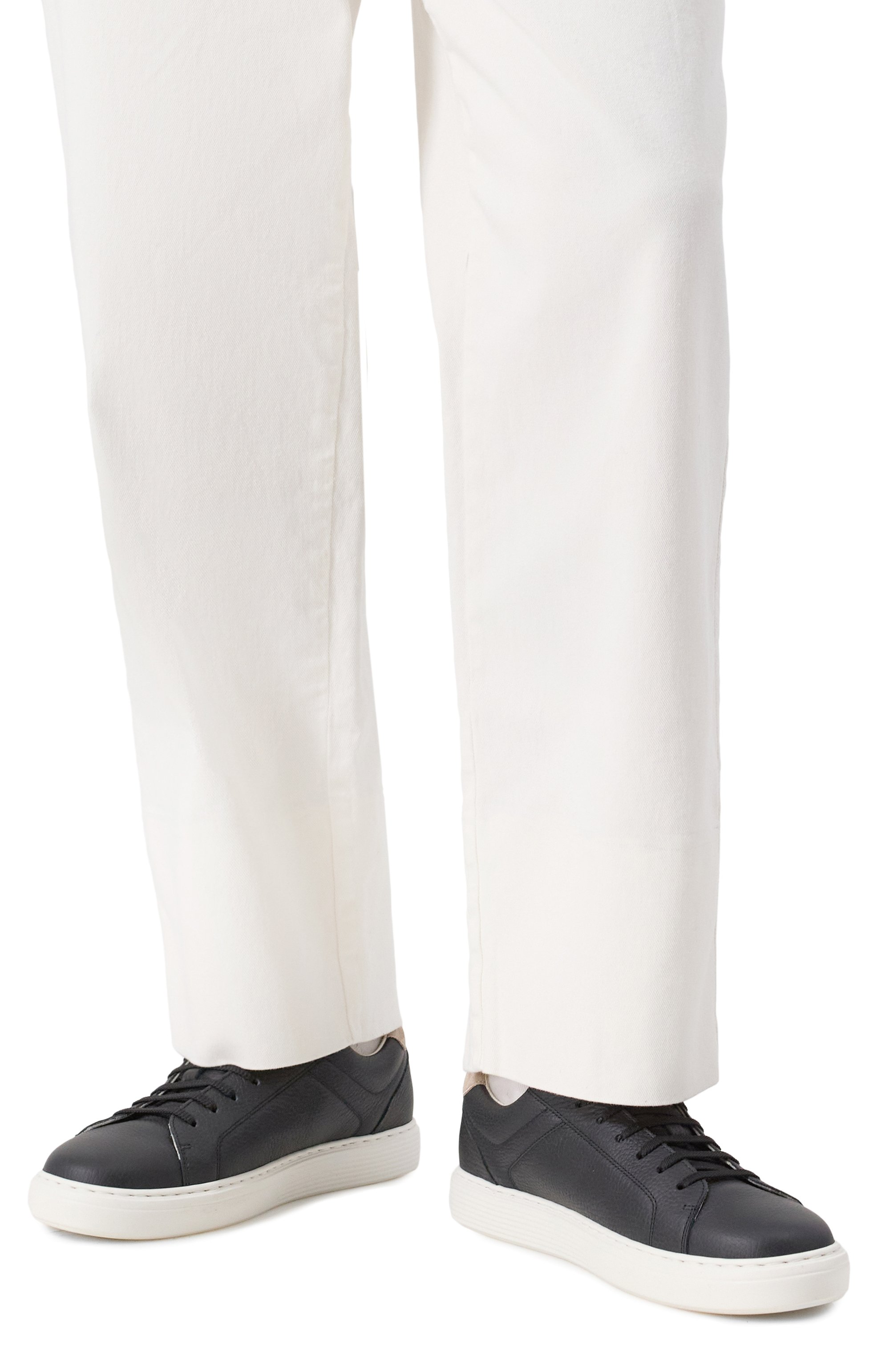 Кожаные кеды BRUNELLO CUCINELLI, арт. MZUASB2042, фото 3