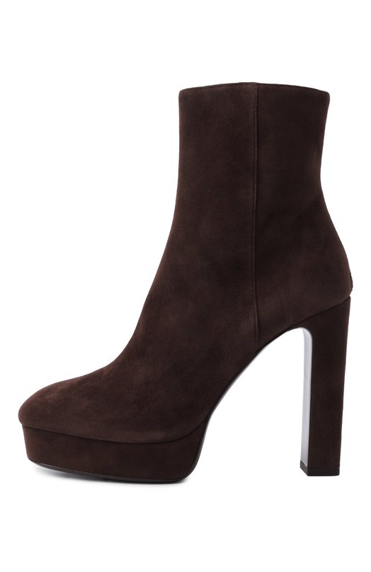 Замшевые ботильоны Marene 120 Jimmy Choo MARENEAB120SUE Коричневый  MARENEAB120SUE Фото 4