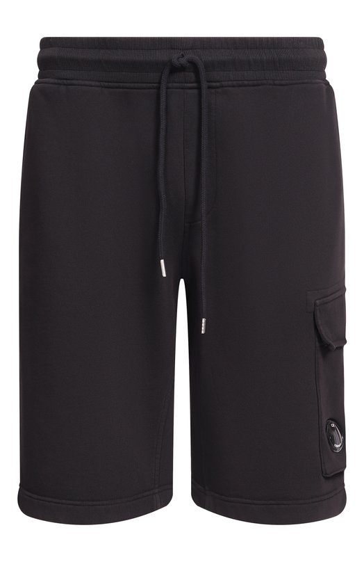 Хлопковые шорты C.P. Company RSCMSB741A/110044G Чёрный RSCMSB741A/110044G