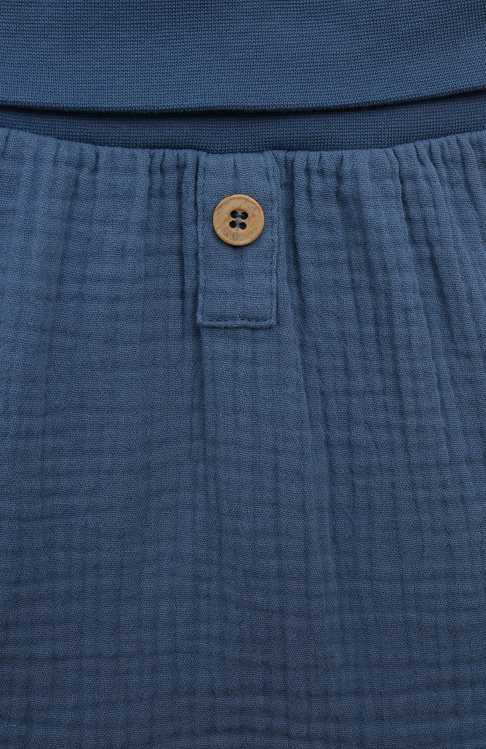 Хлопковые шорты SANETTA синего цвета по цене 4310 руб., арт. 11368, фото 3 Хлопковые шорты SANETTA, арт. 11368, фото 3