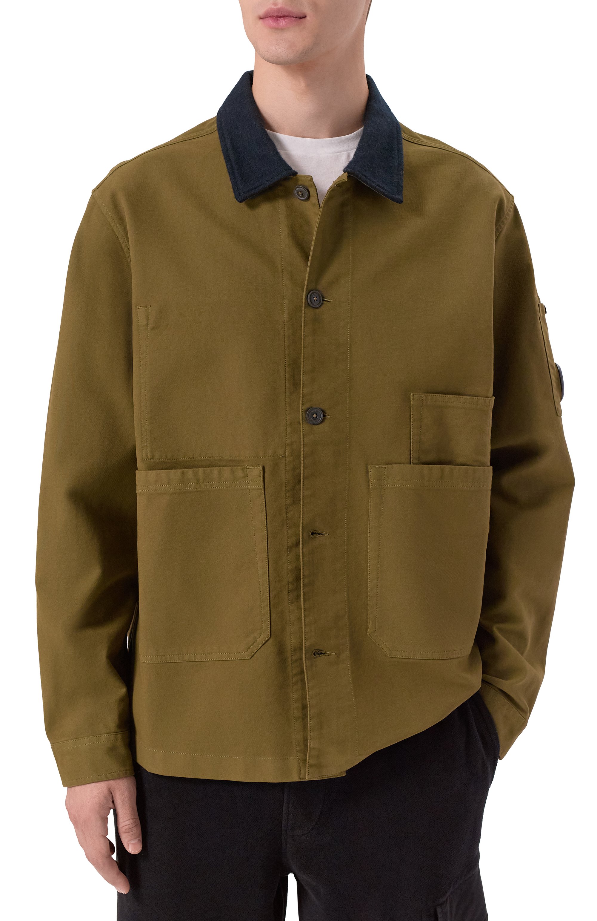 Хлопковая рубашка C.P. COMPANY, арт. 19CM0S286A110471G, фото 3