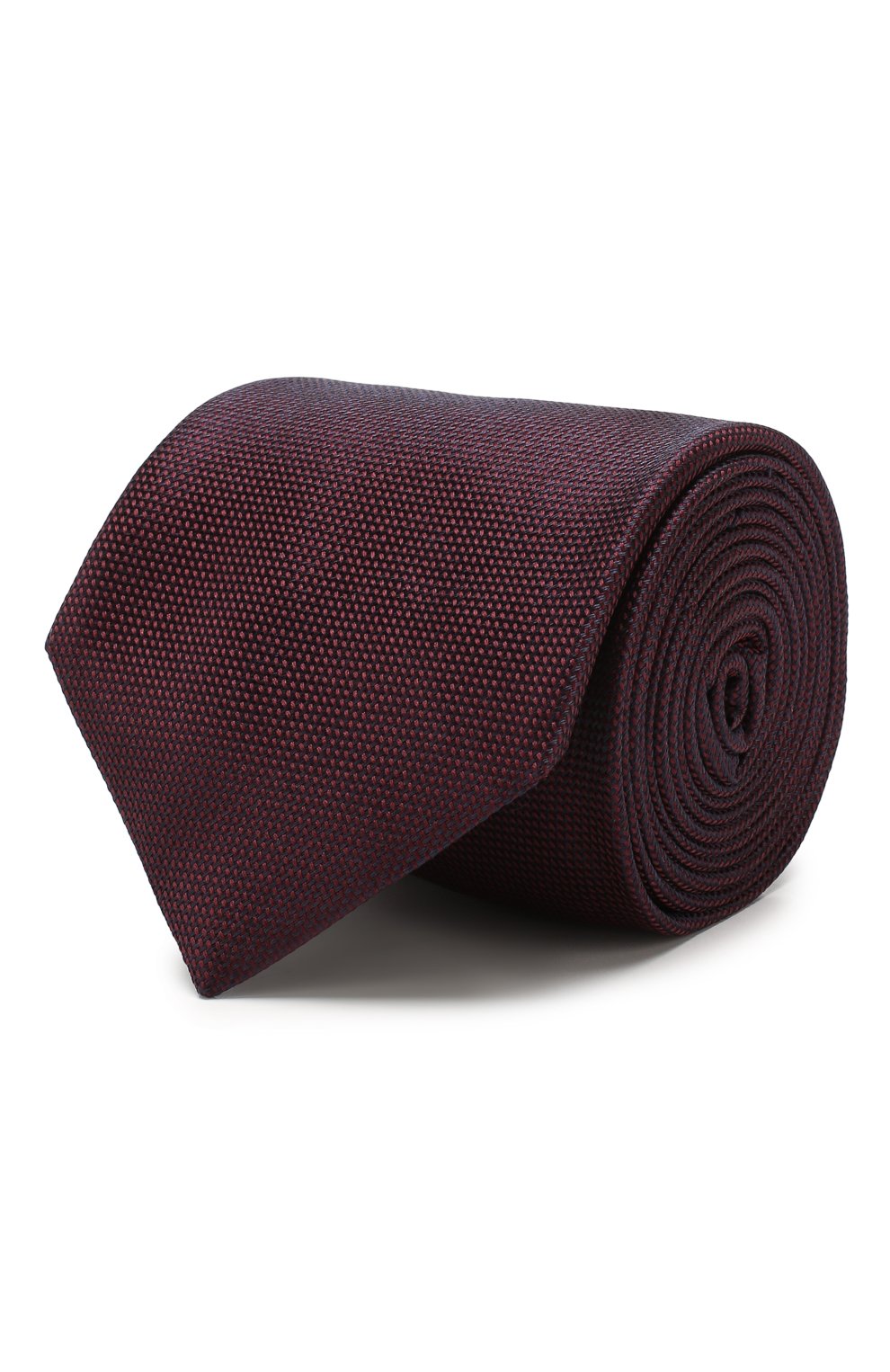 Шелковый галстук CORNELIANI бордового цвета по цене 15150 руб., арт. 84U302-9820314/00, фото 1 Шелковый галстук CORNELIANI, арт. 84U302-9820314/00, фото 1