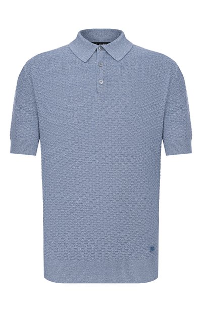 Поло изо льна и хлопка DOLCE & GABBANA, арт. GXZ02Z/JFMZU, фото 1