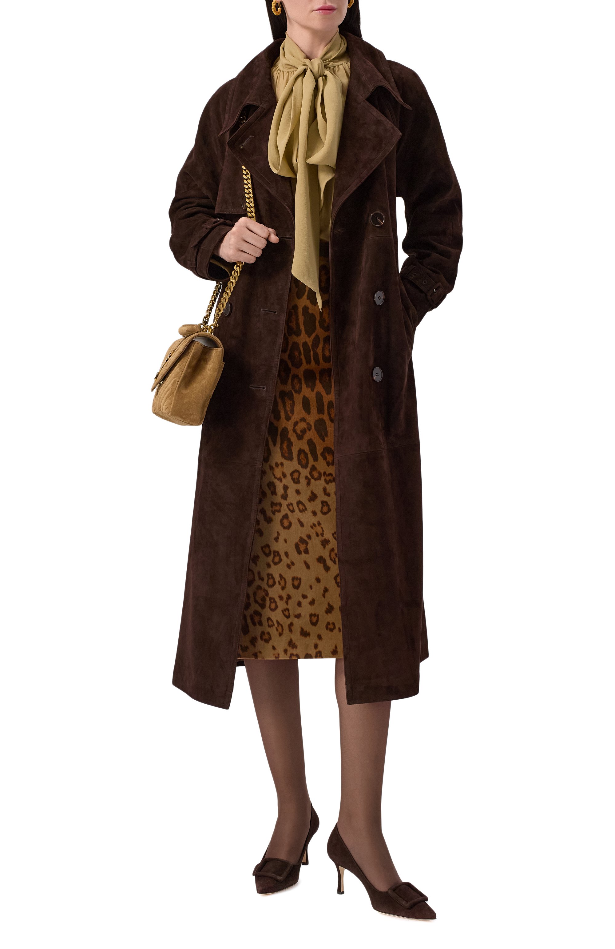 Замшевые туфли MANOLO BLAHNIK темно-коричневого цвета по цене 104500 руб., арт. 219-0373/SUE, фото 2 Замшевые туфли MANOLO BLAHNIK, арт. 219-0373/SUE, фото 2