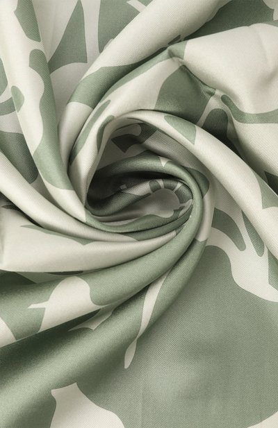 Шелковый платок FURLA зеленого цвета по цене 19000 руб., арт. WT00021/BX3592, фото 3 Шелковый платок FURLA, арт. WT00021/BX3592, фото 3