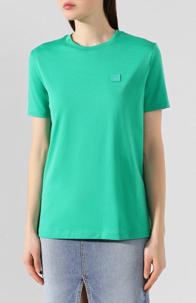 Хлопковая футболка ACNE STUDIOS, арт. AL0038/W, фото 3