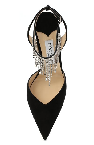 Замшевые туфли birtie 85 JIMMY CHOO, арт. BIRTIE85DRS, фото 5