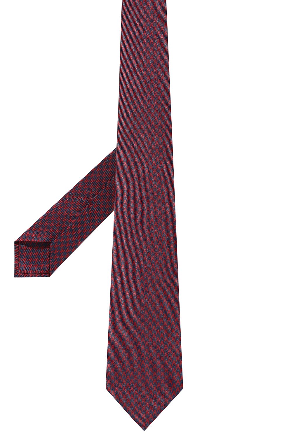 Шелковый галстук KITON бордового цвета по цене 29350 руб., арт. UCRVKLC03H20, фото 3 Шелковый галстук KITON, арт. UCRVKLC03H20, фото 3