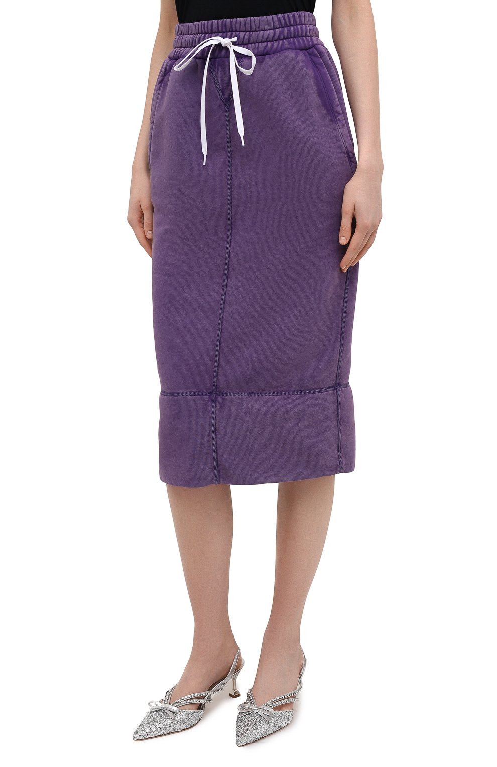 Хлопковая юбка MIU MIU, арт. MJD175-1IG3-F0014, фото 3