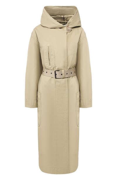 Женский плащ из смеси хлопка и льна ISABEL MARANT ETOILE, арт. MA0700-20P007E/RAFAEL
