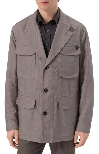 Шелковая куртка BRIONI, арт. SGQQ0L/PB467, фото 3