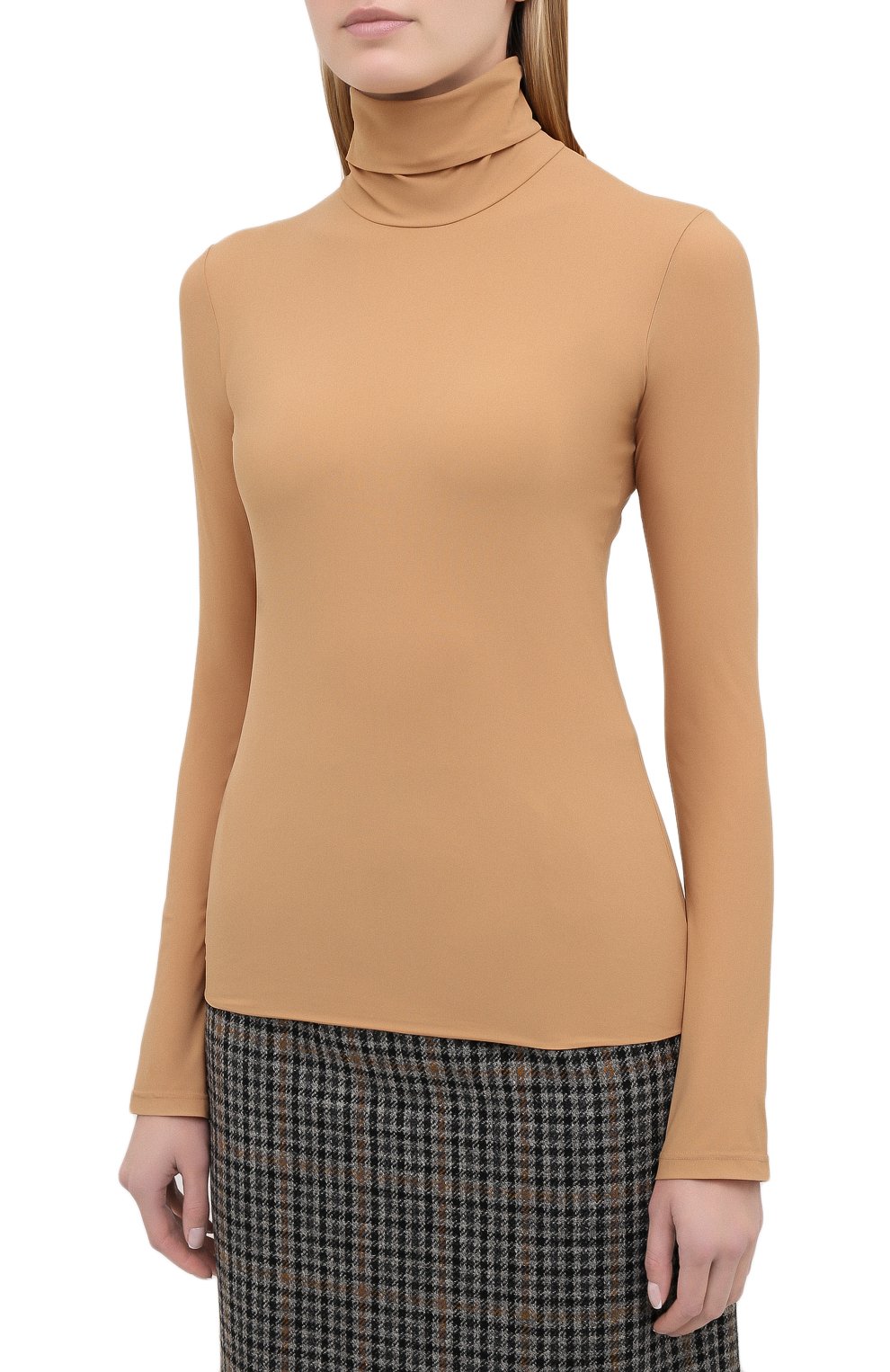 Водолазка JIL SANDER бежевого цвета по цене 23650 руб., арт. JSCQ705047-WQ477108, фото 3 Водолазка JIL SANDER, арт. JSCQ705047-WQ477108, фото 3
