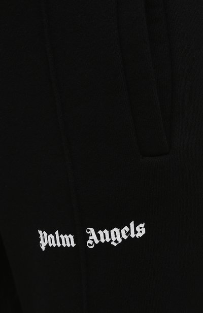 Хлопковые брюки PALM ANGELS, ар т. PWCA045S21FLE0021001, фото 5