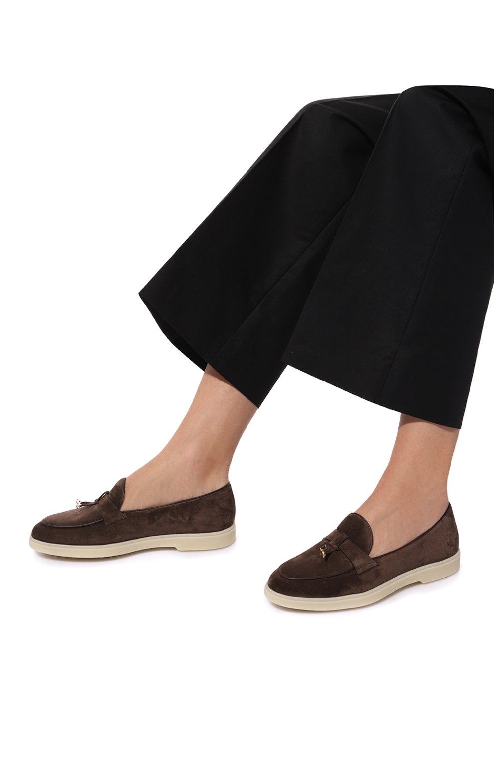 Замшевые лоферы yalta SANTONI, арт. WUYA59375TISNKGAI90, фото 3