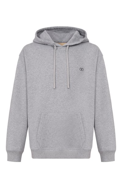 Мужской хлопковое худи VALENTINO, арт. 9V3MF30K/BMN