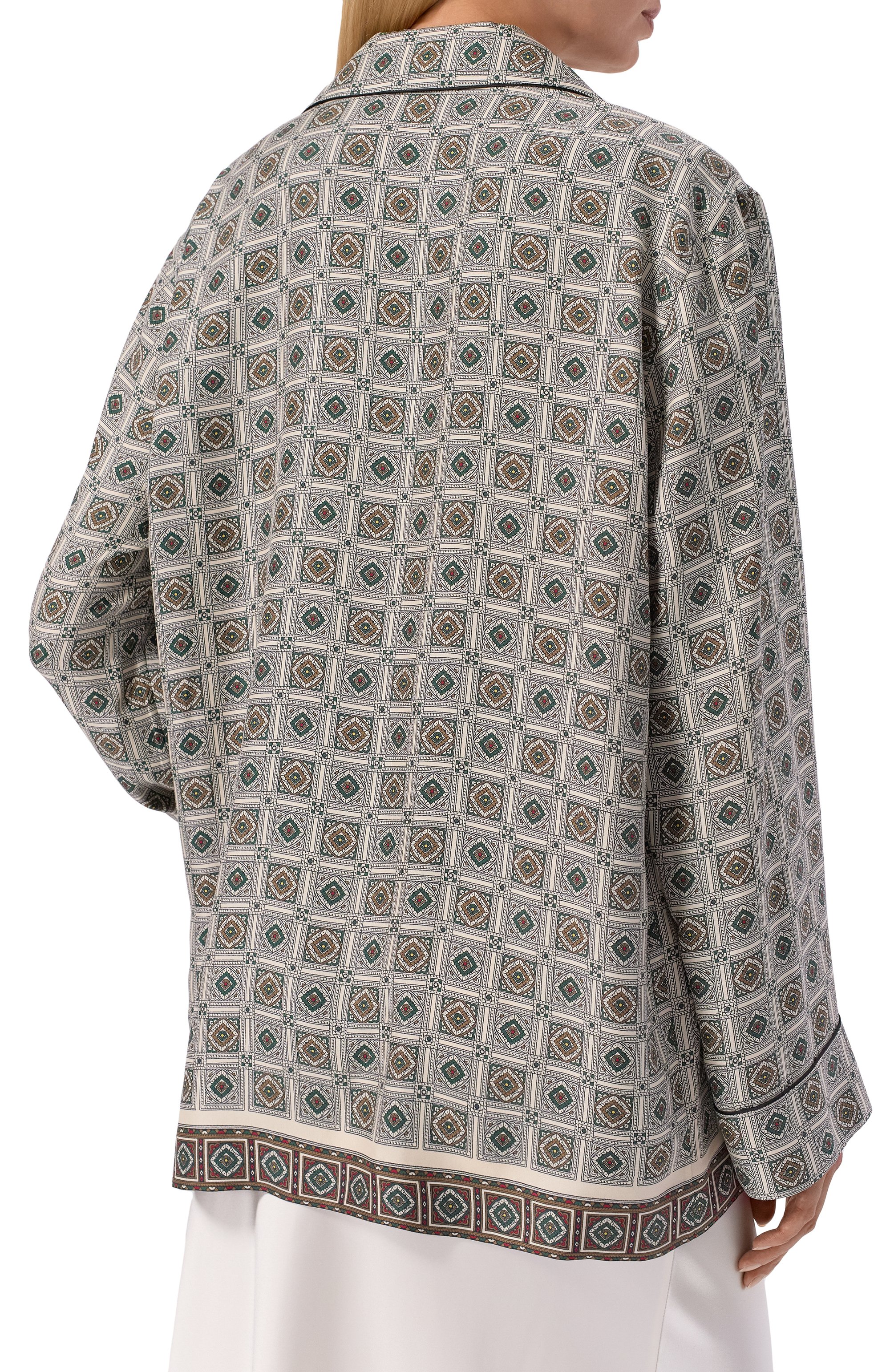 Шелковая рубашка LORO PIANA, арт. FAP8299, фото 4