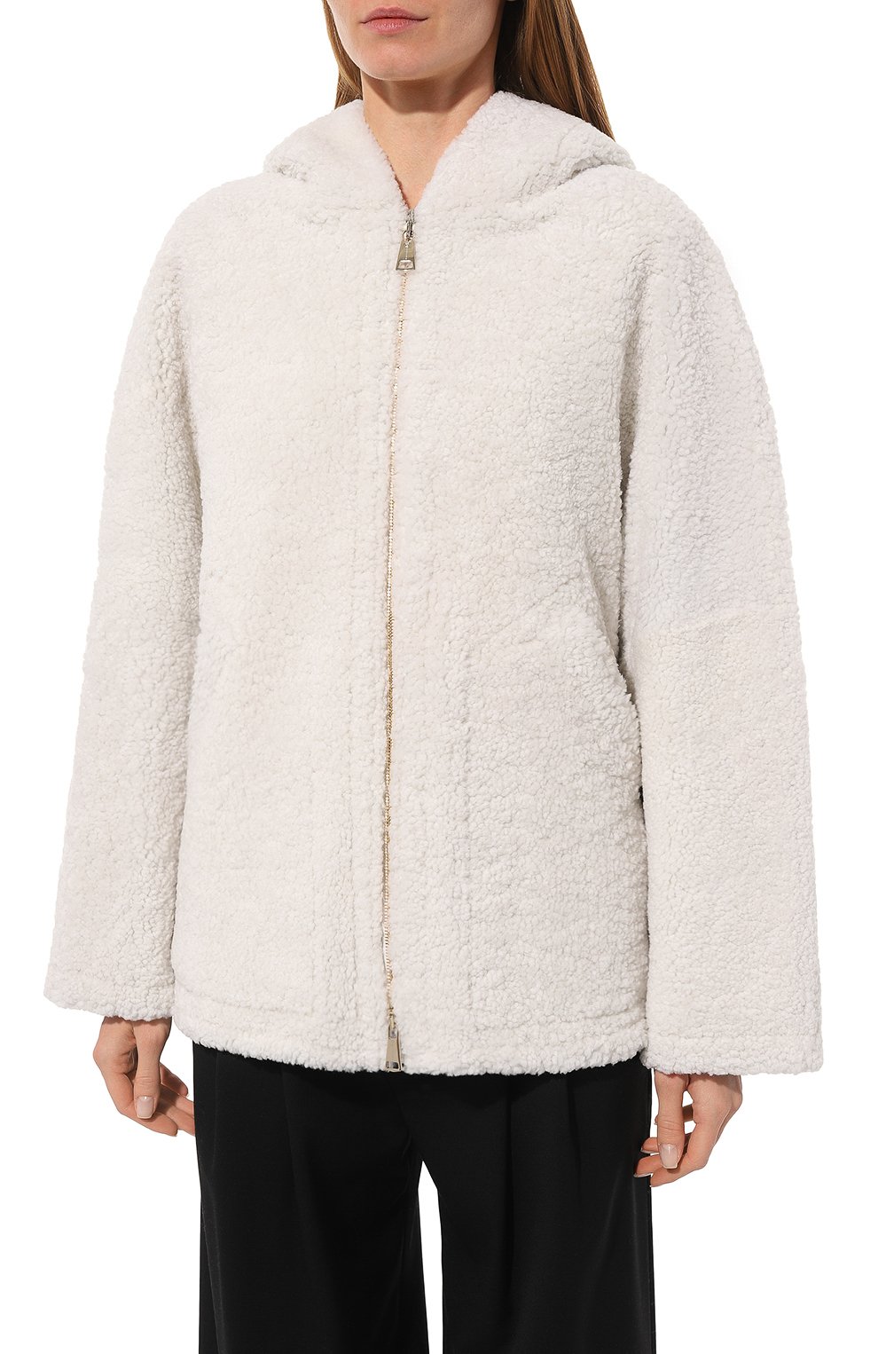 Дубленка из овчины MANZONI24, арт. 23M1221-S18N, фото 3