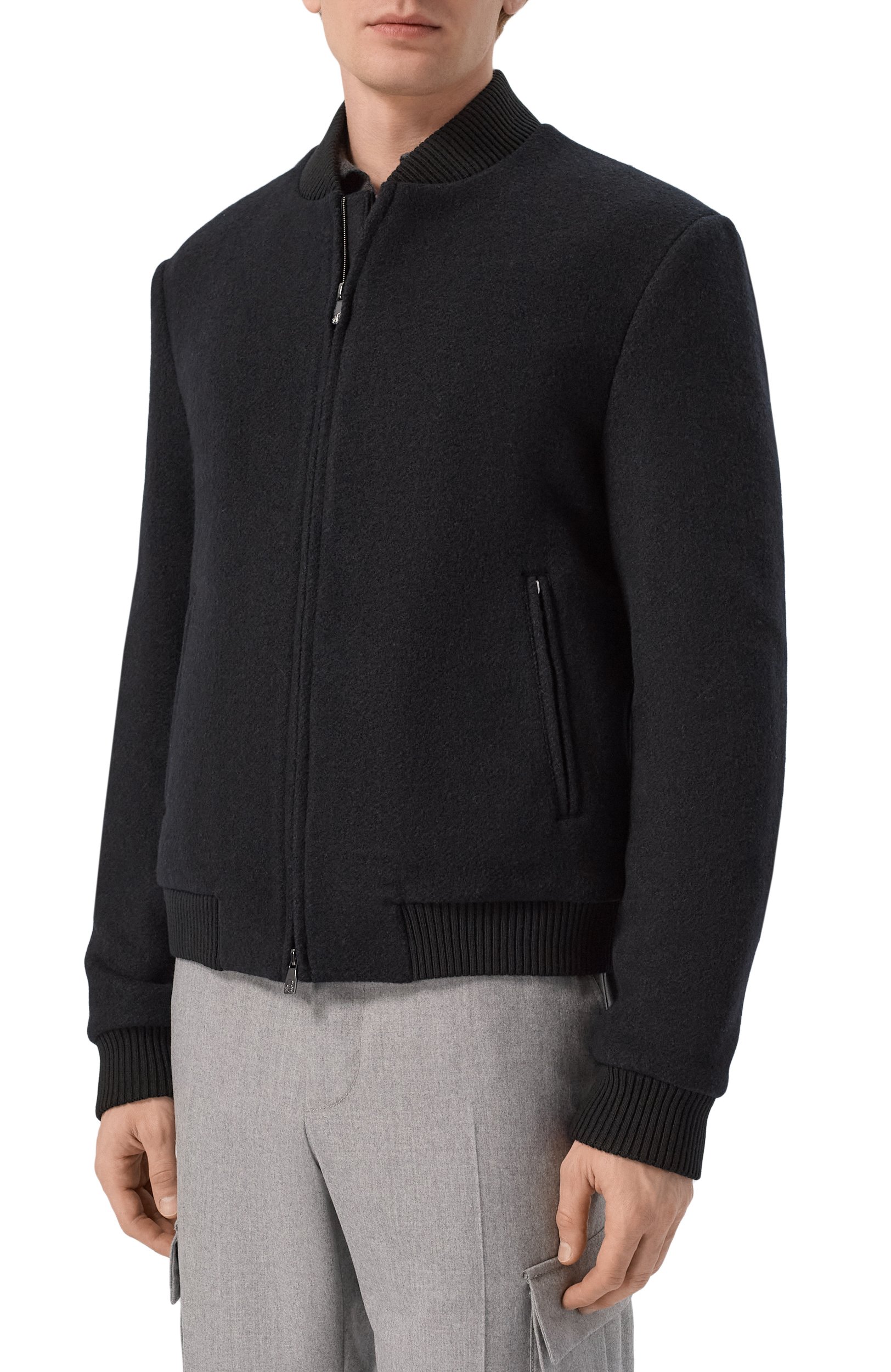 Шерстяной бомбер CORNELIANI, арт. 28L598/2A12204, фото 3