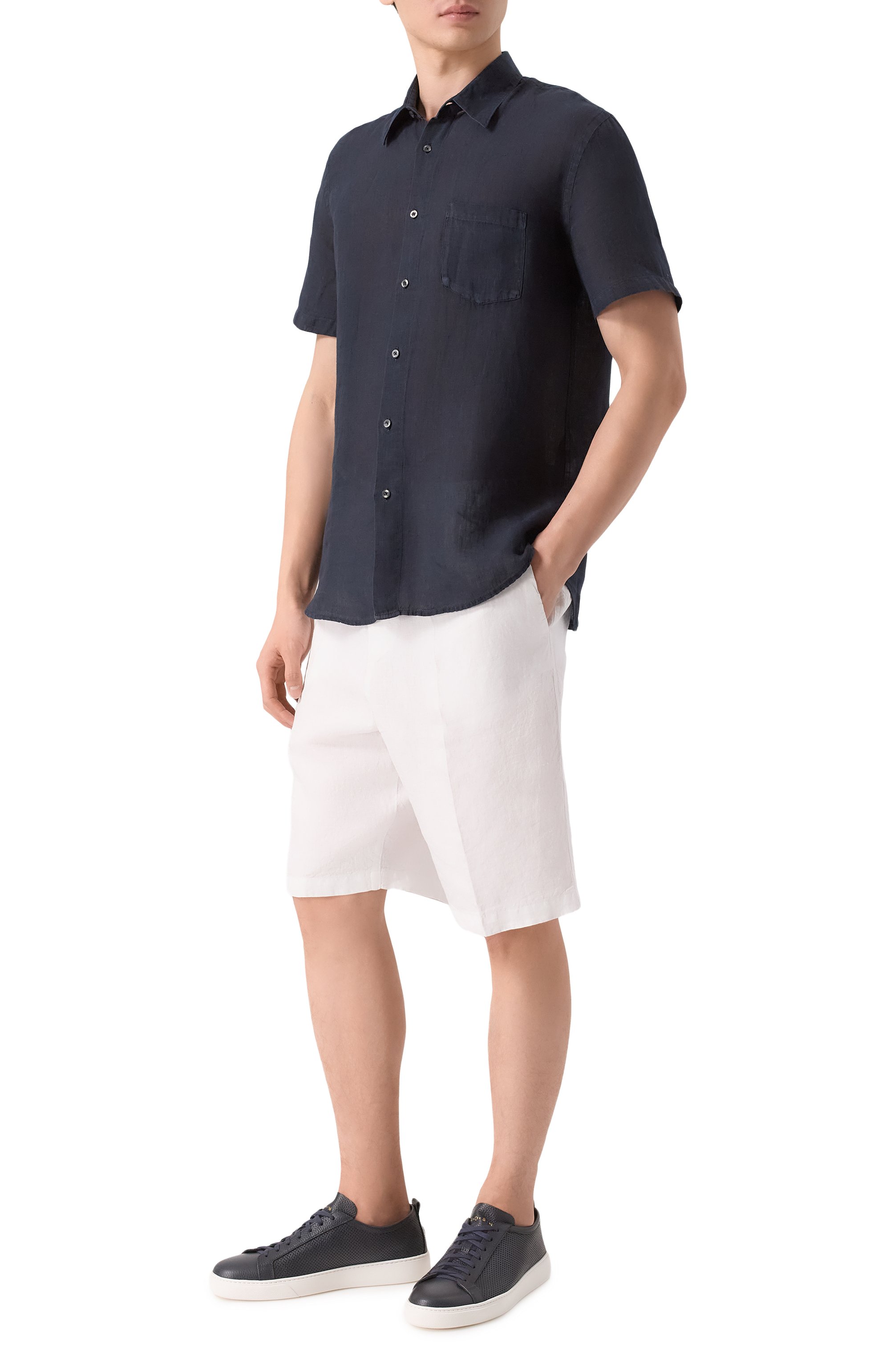 Льняная рубашка 120% LINO, арт. 33ALIM1368/0115/000, фото 2