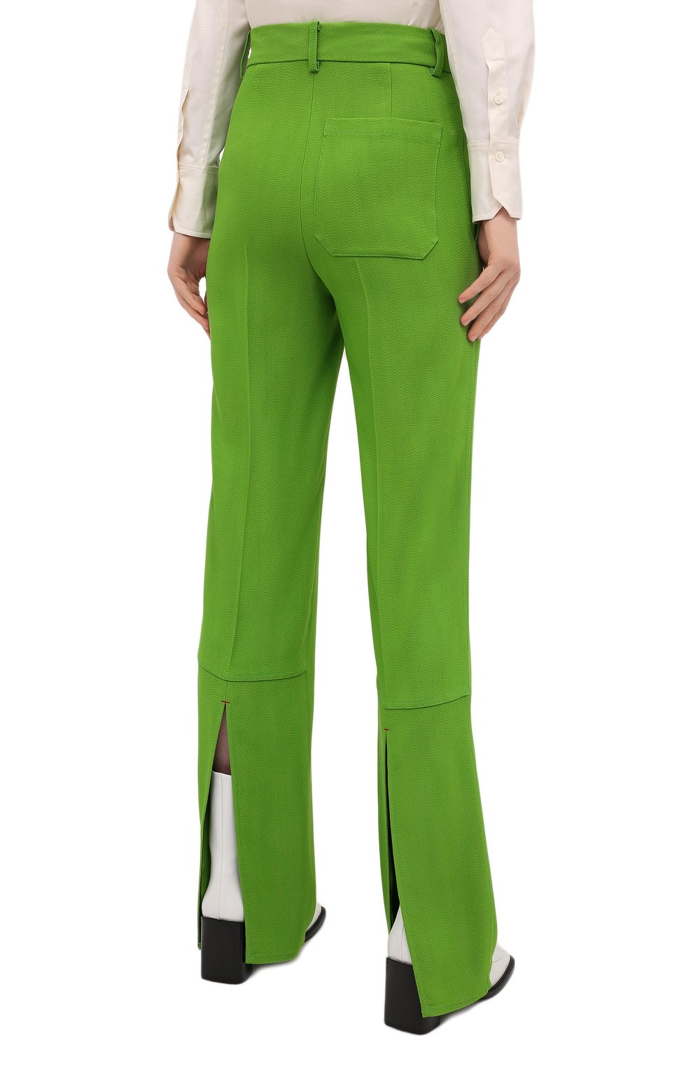 Брюки из вискозы VICTORIA BECKHAM, арт. 1221WTR002664G, фото 4