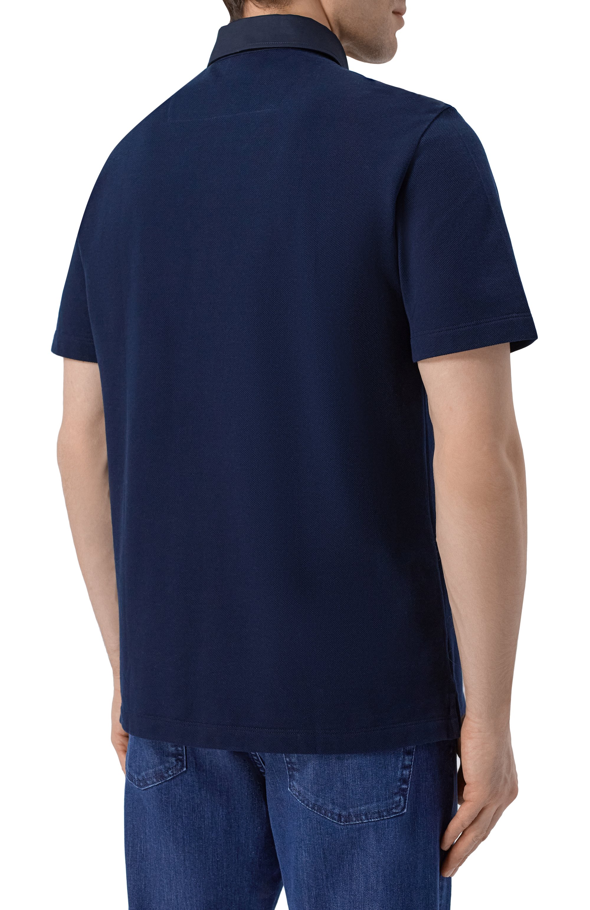 Хлопковое поло BRIONI, арт. UJUP0L/PA627, фото 4