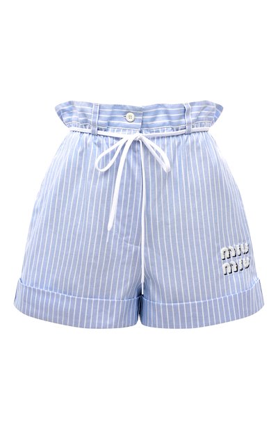Женские хлопковые шорты MIU MIU, арт. MP1549-J2Y-F0012